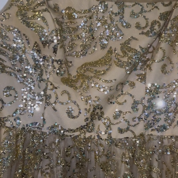 Gold Sequin Dress - Picture 3 of 4